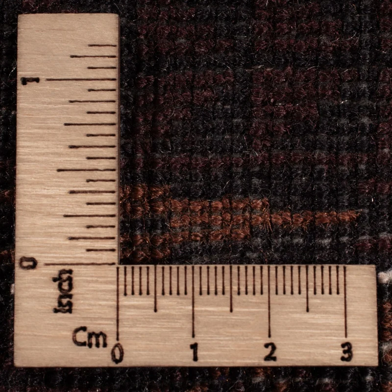Belutsch Teppich 130x207cm - Orientteppich - dunkelbraun