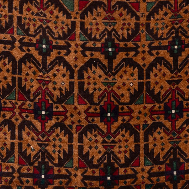 Belutsch Teppich - 105 x 184 cm - rost