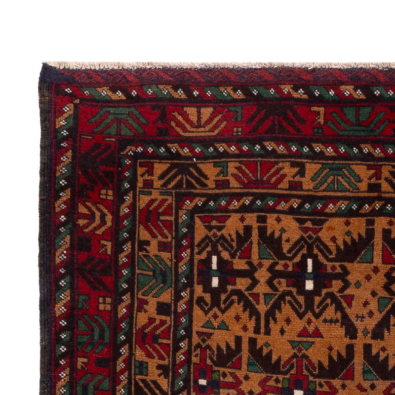 Belutsch Teppich - 105 x 184 cm - rost