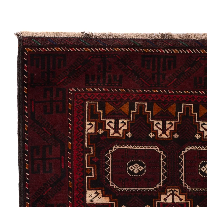 Belutsch Teppich 115x192cm - Orientteppich - dunkelbeige