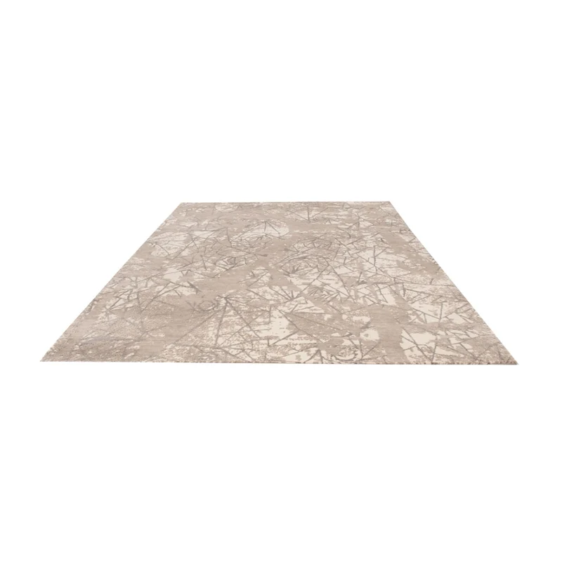Designer Teppich - 204 x 301 cm - silber