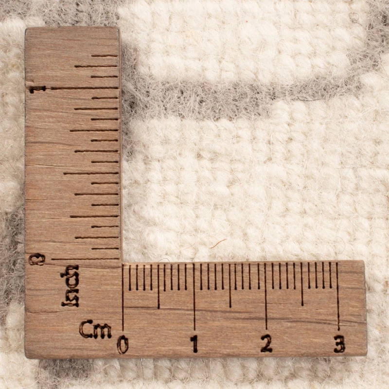 Designer Teppich - 204 x 301 cm - silber