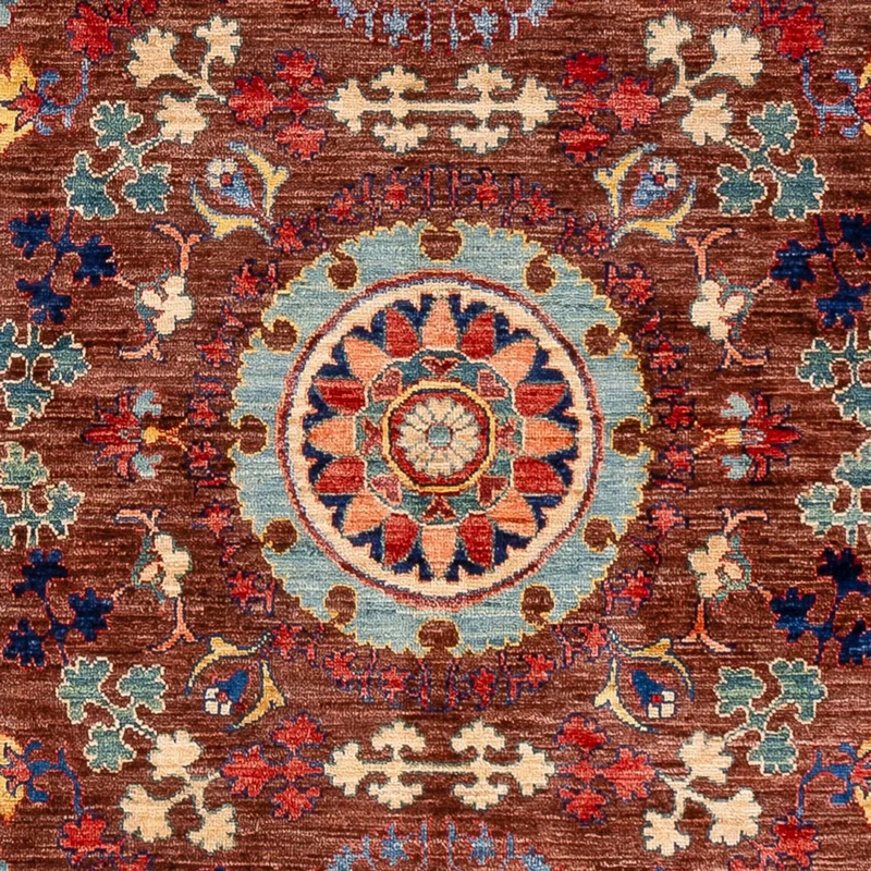 Ariana Teppich 193x244cm - Orientteppich - dunkelbraun