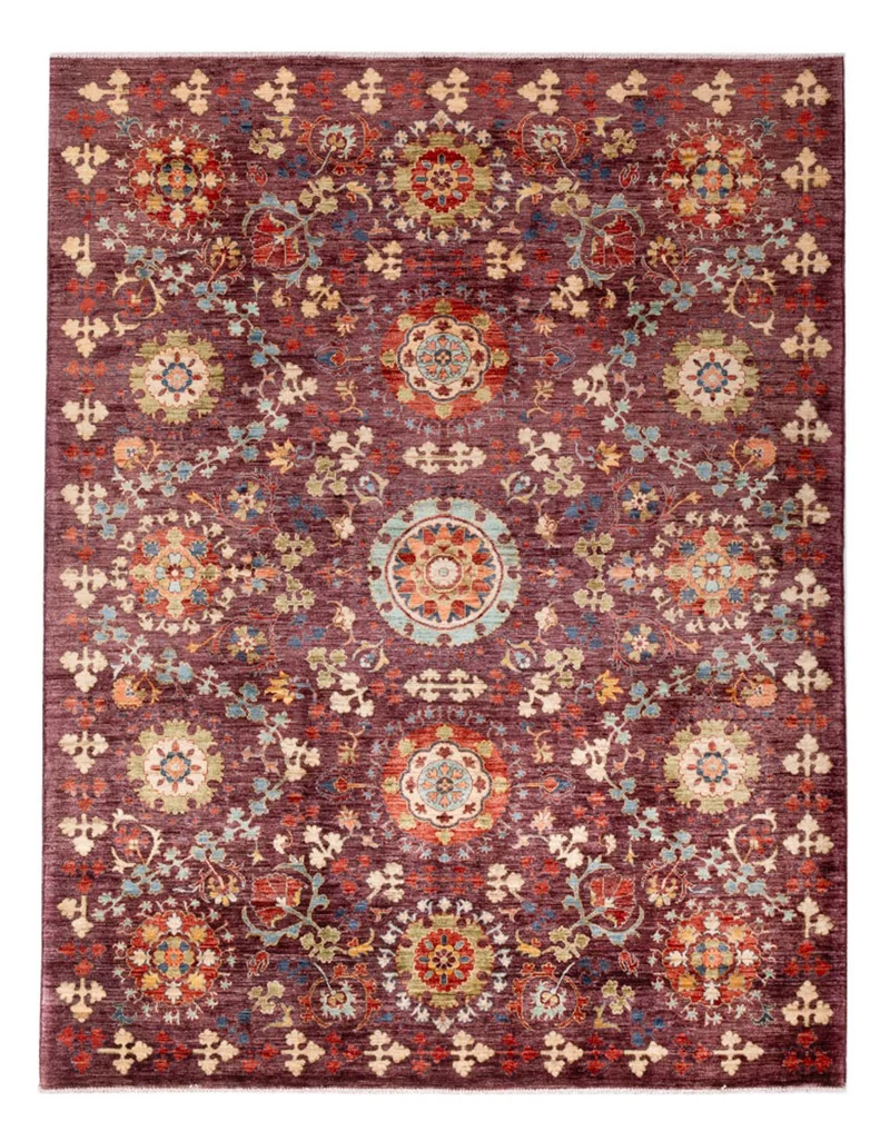 Ariana Teppich 190x234cm - Orientteppich - dunkelbraun