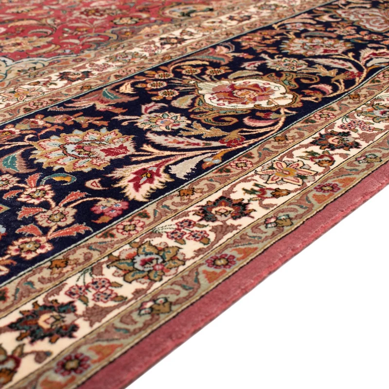 Täbriz - 50 Raj Teppich 360x488cm - Perserteppich - rot