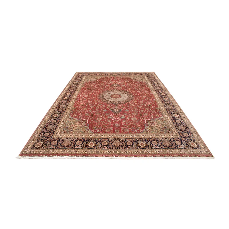 Täbriz - 50 Raj Teppich 360x488cm - Perserteppich - rot