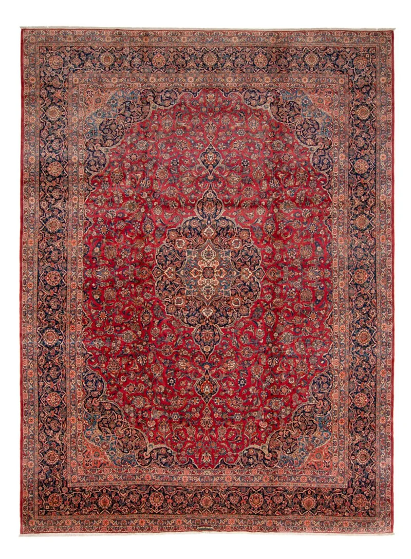 Keshan Teppich 328x467cm - Perserteppich - rot