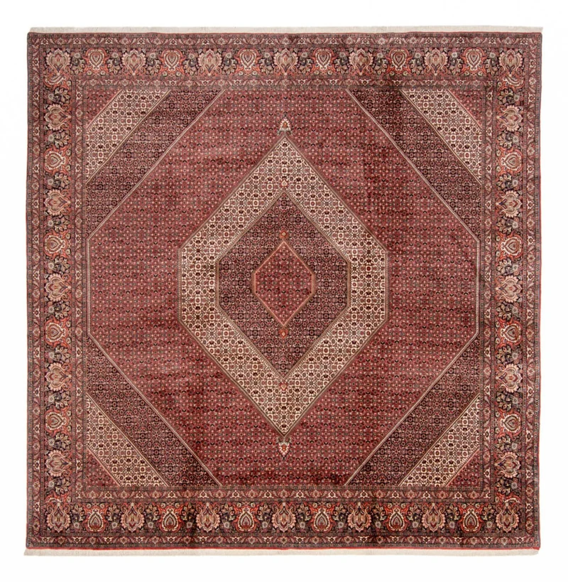 Bidjar - Takab Teppich 355x359cm - Perserteppich - braun