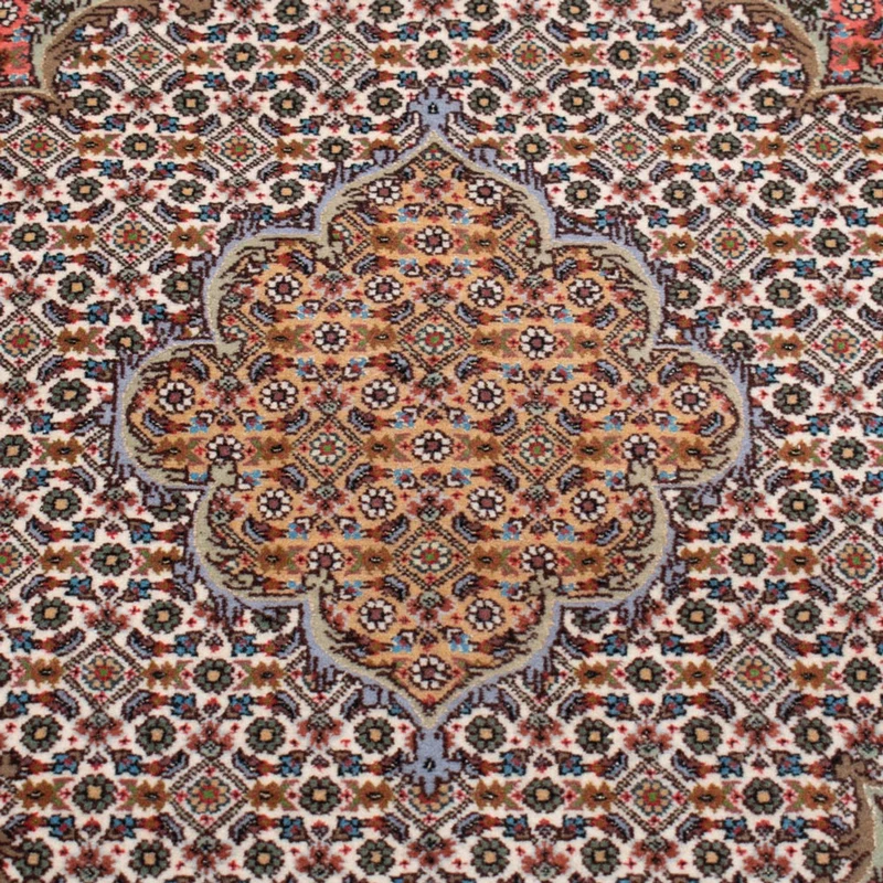 Täbriz - 50 Raj Teppich 200x600cm - Perserteppich - rot