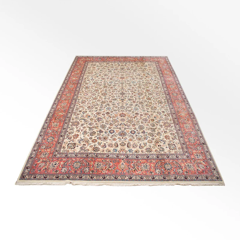 Maschad Teppich 352x493cm - Perserteppich - creme