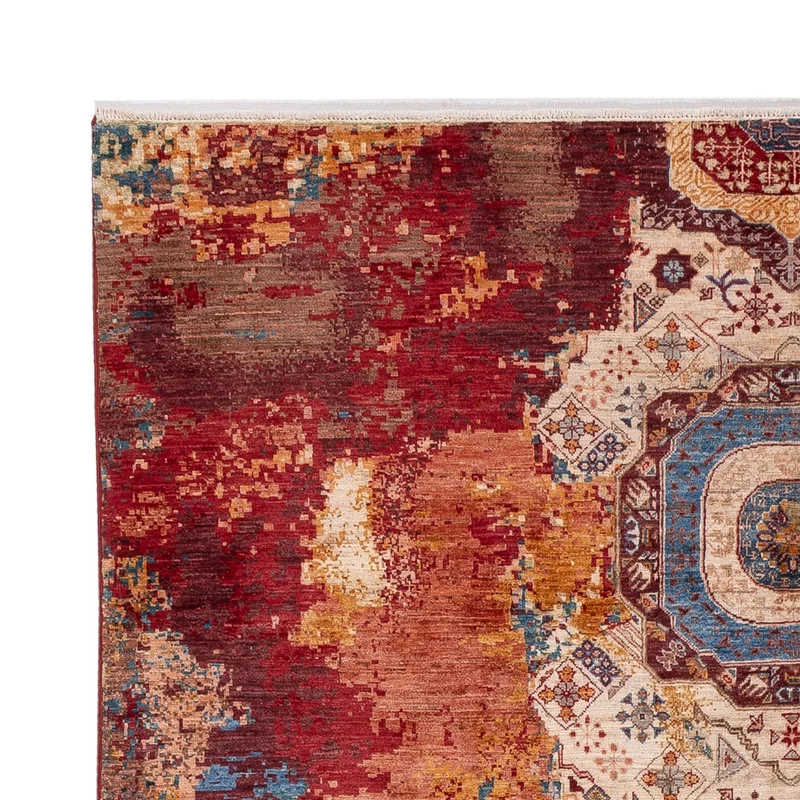 Designer Teppich 173x238cm - mehrfarbig