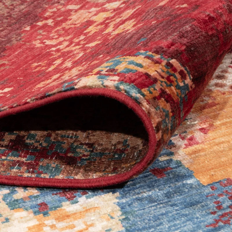 Designer Teppich 173x238cm - mehrfarbig