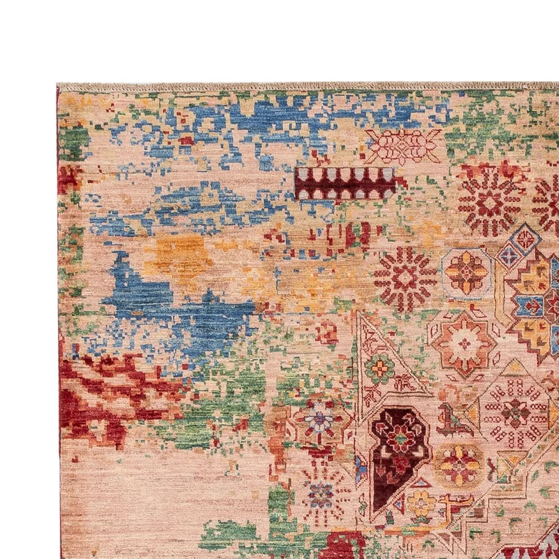 Designer Teppich 175x239cm - mehrfarbig