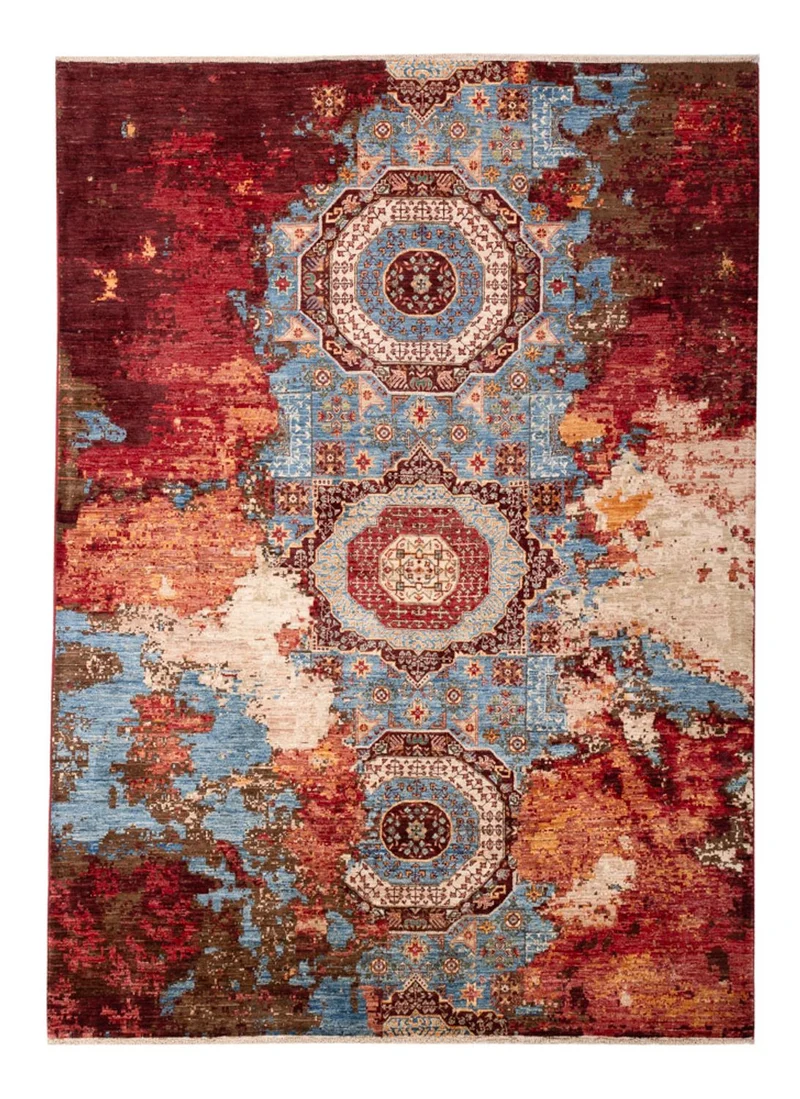 Designer Teppich 175x237cm - mehrfarbig