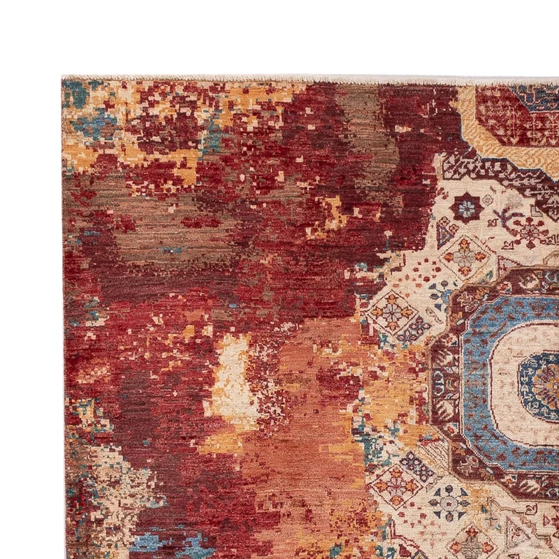 Designer Teppich 170x228cm - mehrfarbig