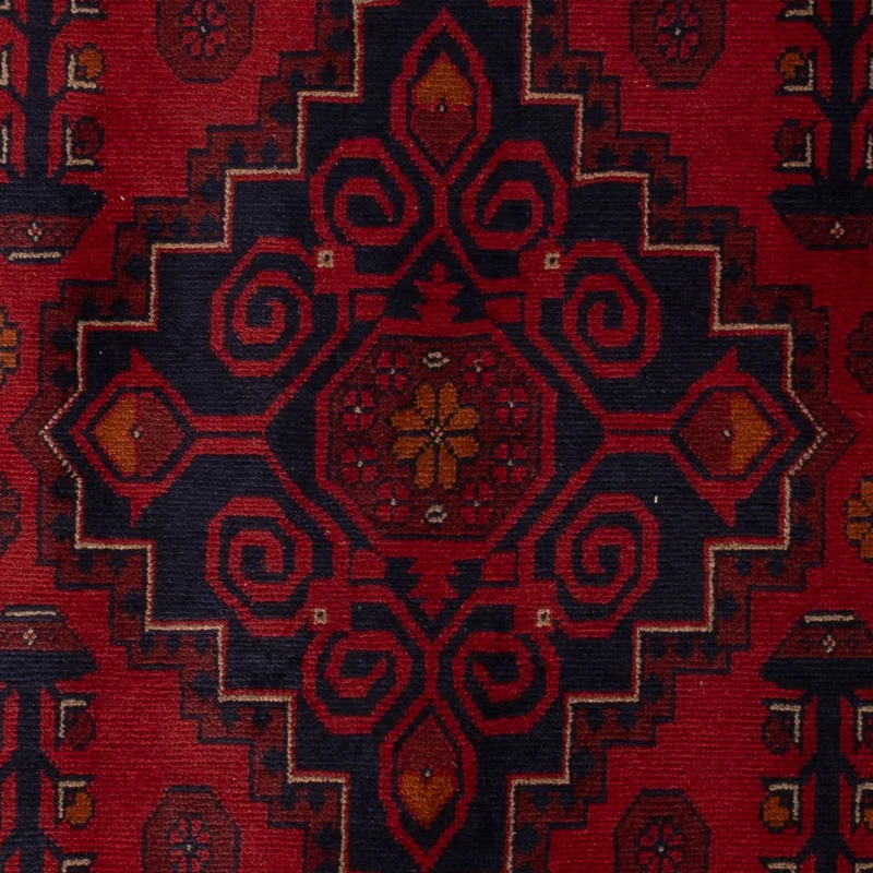 Khal Mohammadi Teppich 127x197cm - Orientteppich - dunkelrot