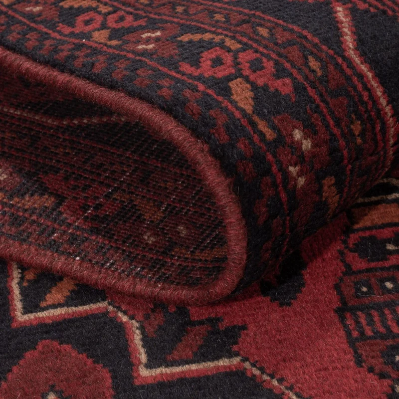 Khal Mohammadi Teppich 127x197cm - Orientteppich - dunkelrot