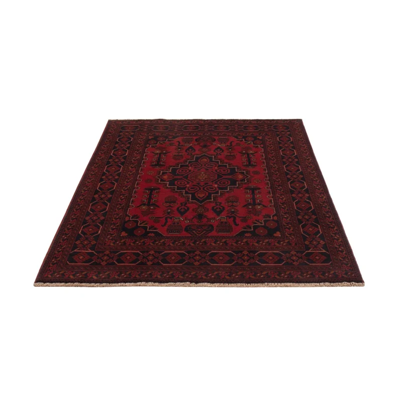 Khal Mohammadi Teppich 127x197cm - Orientteppich - dunkelrot