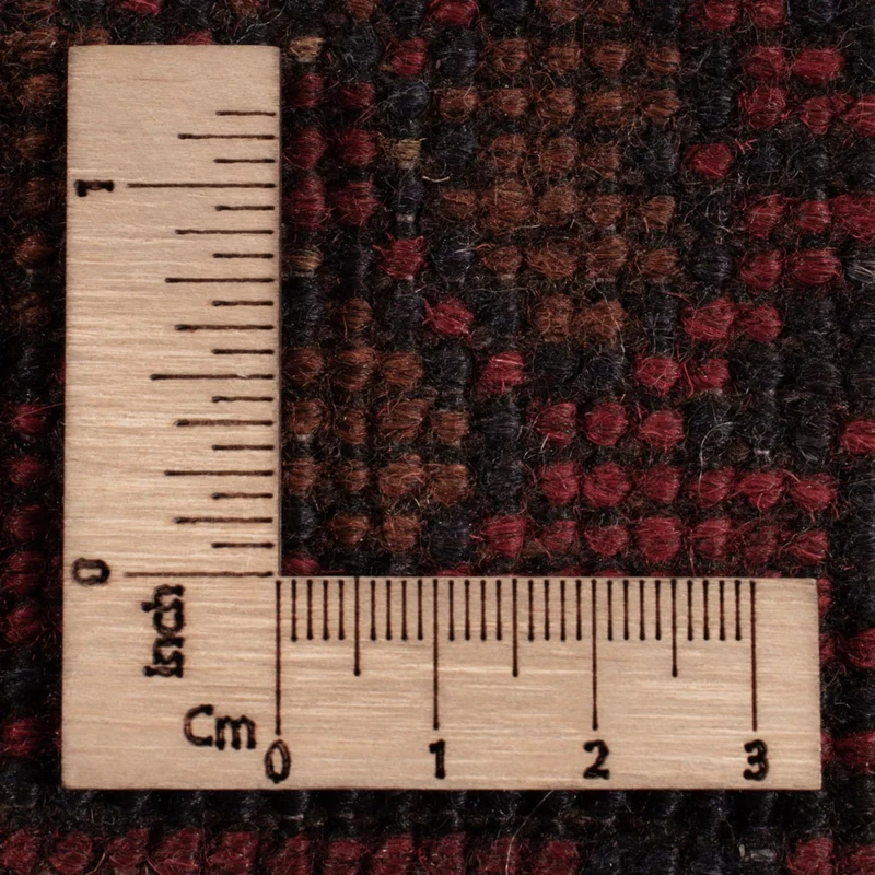 Afghan Teppich - Kunduz - 128 x 201 cm - dunkelrot