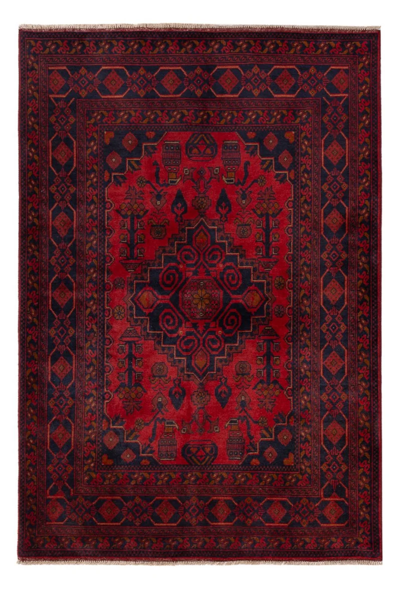 Khal Mohammadi Teppich 128x197cm - Orientteppich - rot