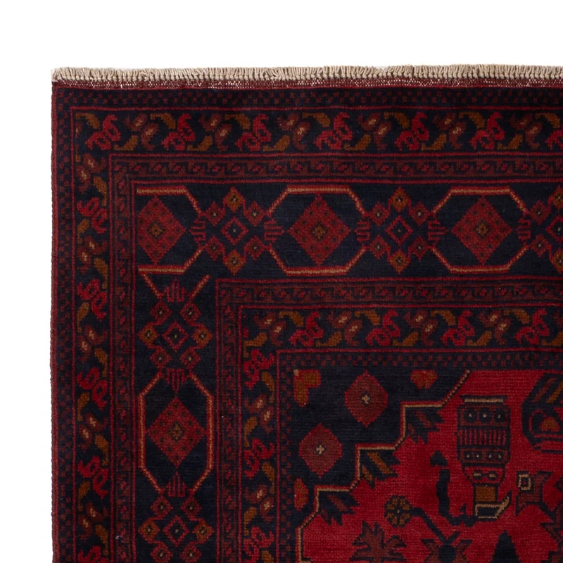 Khal Mohammadi Teppich 128x197cm - Orientteppich - rot