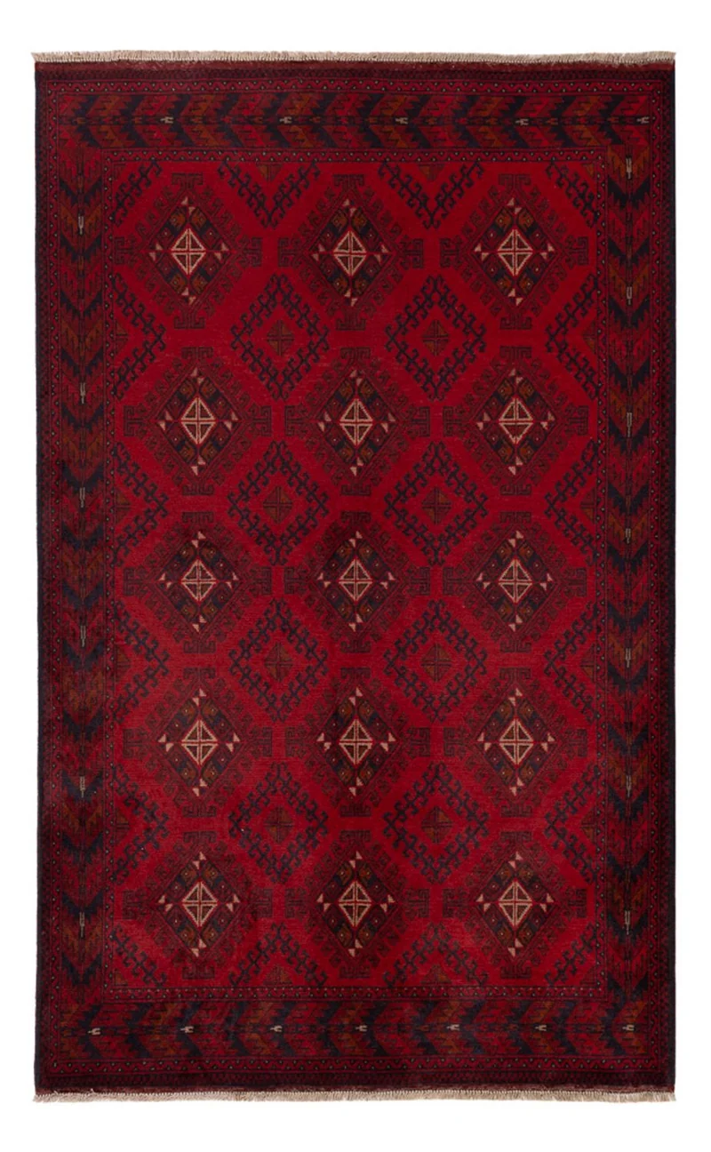 Khal Mohammadi Teppich 126x201cm - Orientteppich - rot