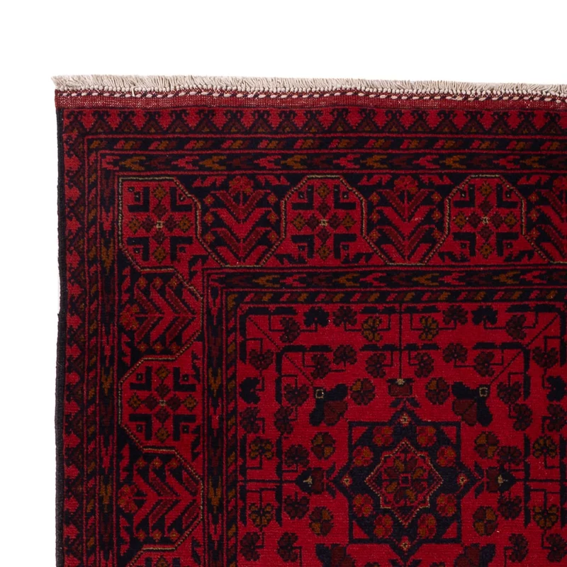 Khal Mohammadi Teppich 127x200cm - Orientteppich - dunkelrot
