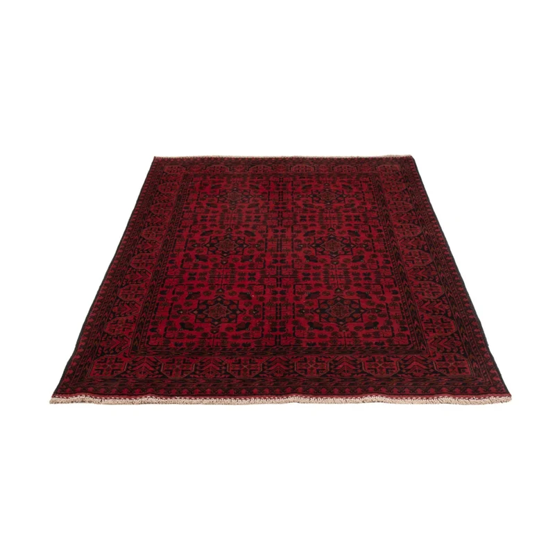 Khal Mohammadi Teppich 127x200cm - Orientteppich - dunkelrot