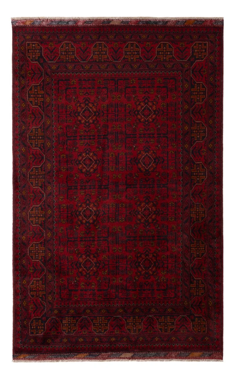 Khal Mohammadi Teppich 127x197cm - Orientteppich - dunkelrot