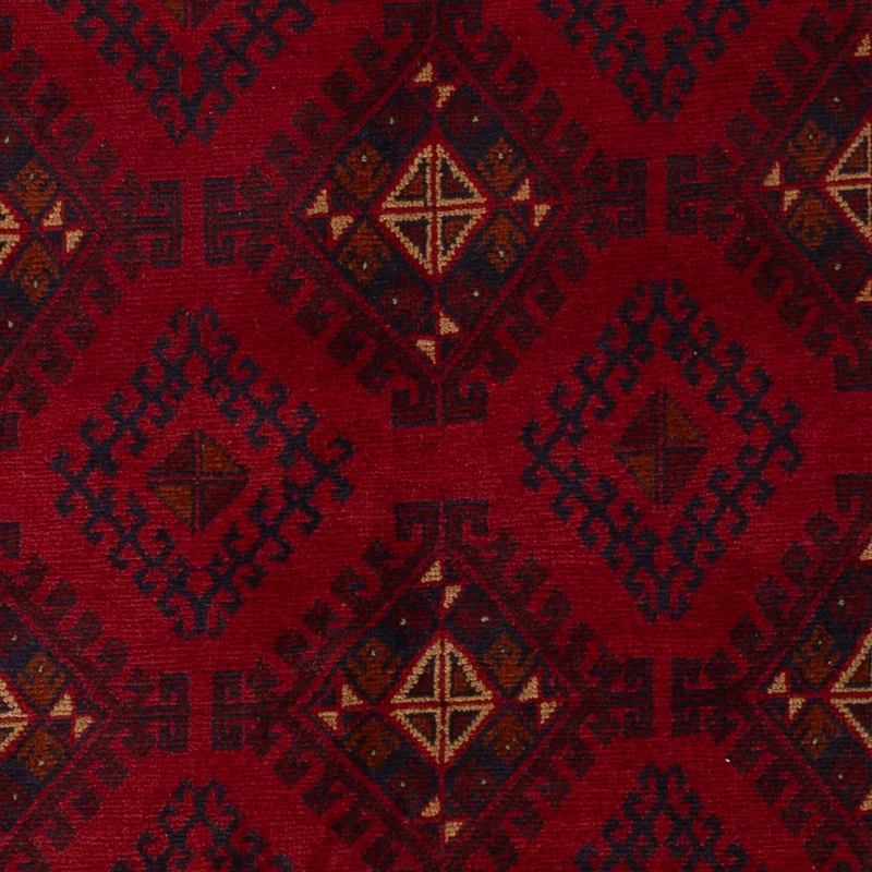 Afghan Teppich - Kunduz - 125 x 207 cm - rot