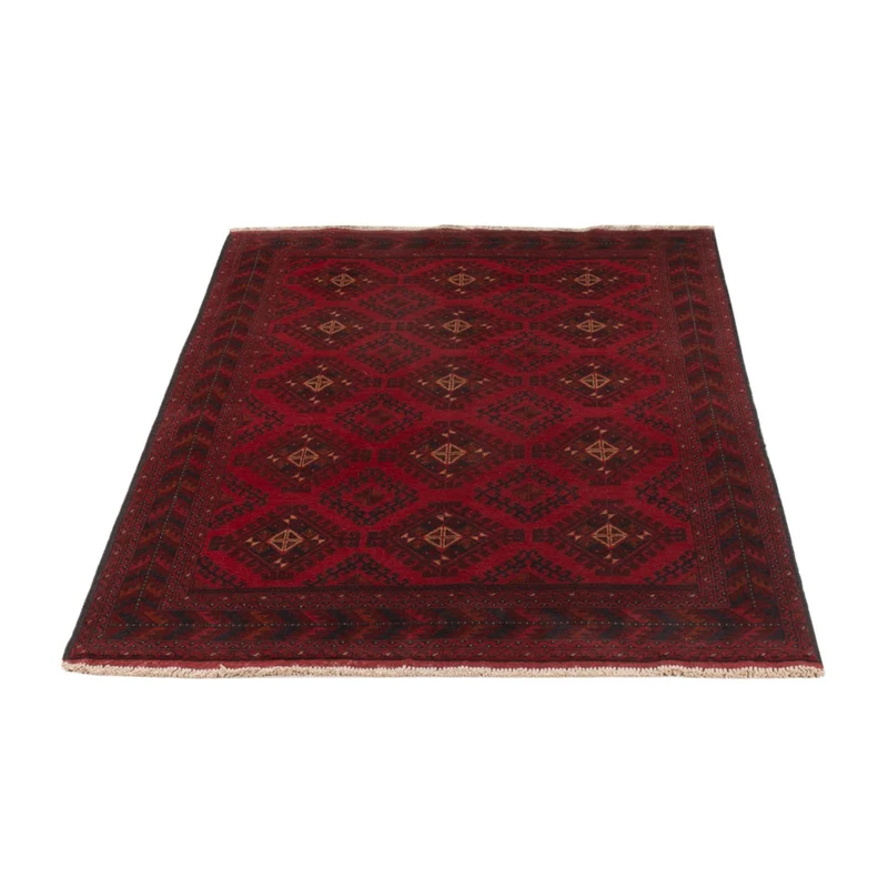 Afghan Teppich - Kunduz - 125 x 207 cm - rot