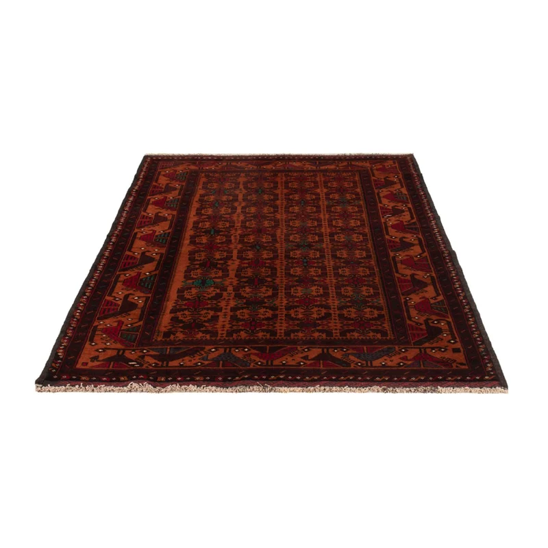 Belutsch Teppich - 126 x 190 cm - dunkelrot