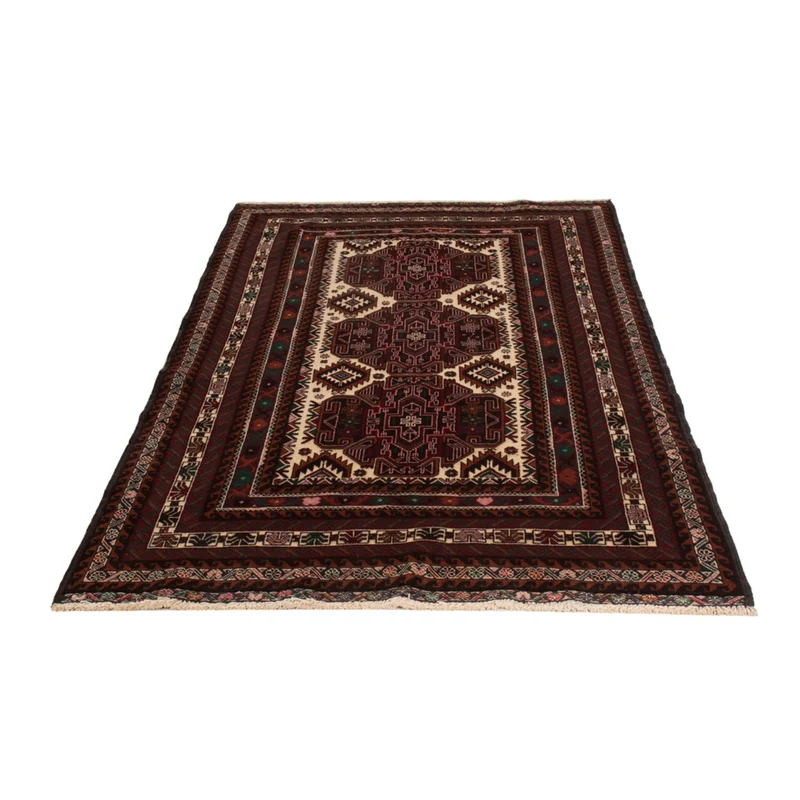 Belutsch Teppich - 115 x 199 cm - dunkelbeige