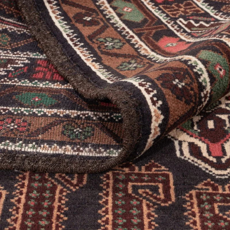 Belutsch Teppich 112x192cm - Orientteppich - dunkelbeige
