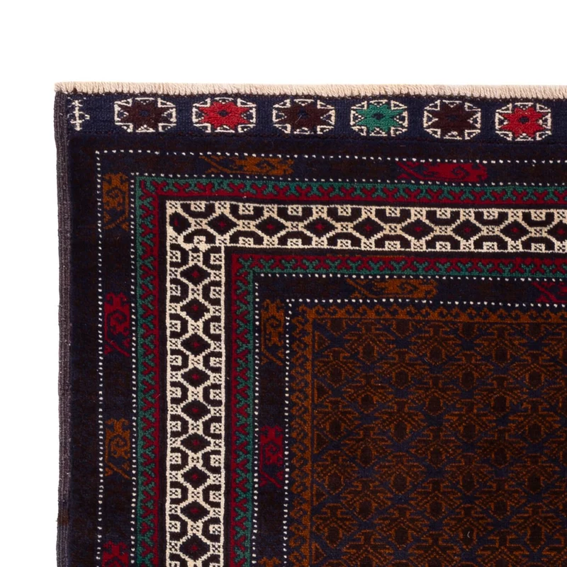 Belutsch Teppich - 119 x 185 cm - dunkelrot