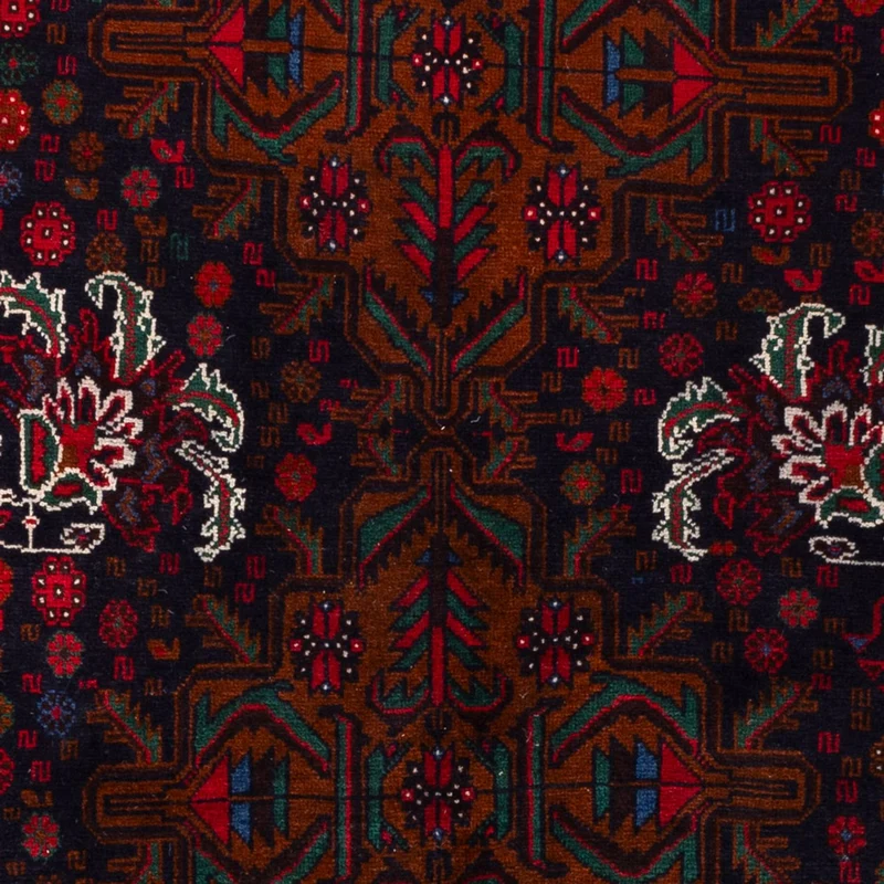 Belutsch Teppich - 119 x 202 cm - dunkelrot