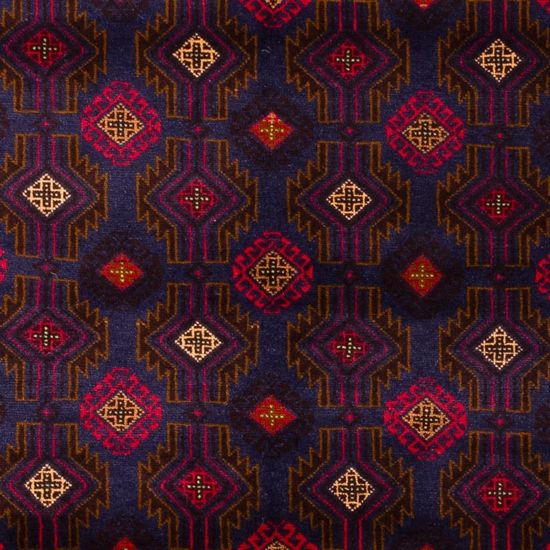 Belutsch Teppich - 122 x 194 cm - dunkelrot