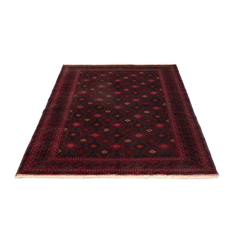 Belutsch Teppich - 122 x 194 cm - dunkelrot