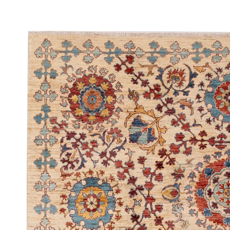 Ariana Teppich 185x243cm - Orientteppich - beige
