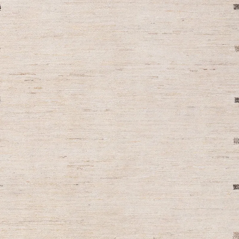 Indo Loribaft Teppich 202x302cm - Wollteppich - creme