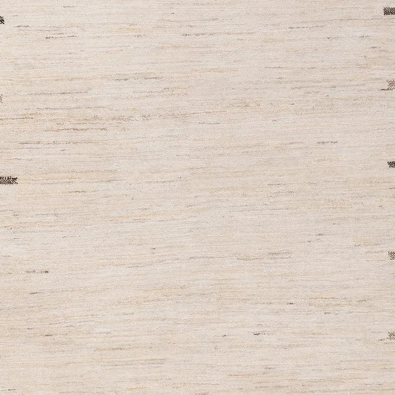 Indo Loribaft Teppich 206x300cm - Wollteppich - creme