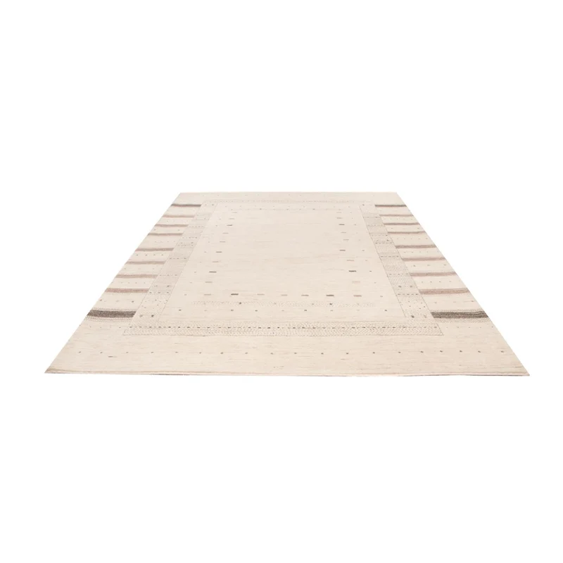 Indo Loribaft Teppich 206x300cm - Wollteppich - creme