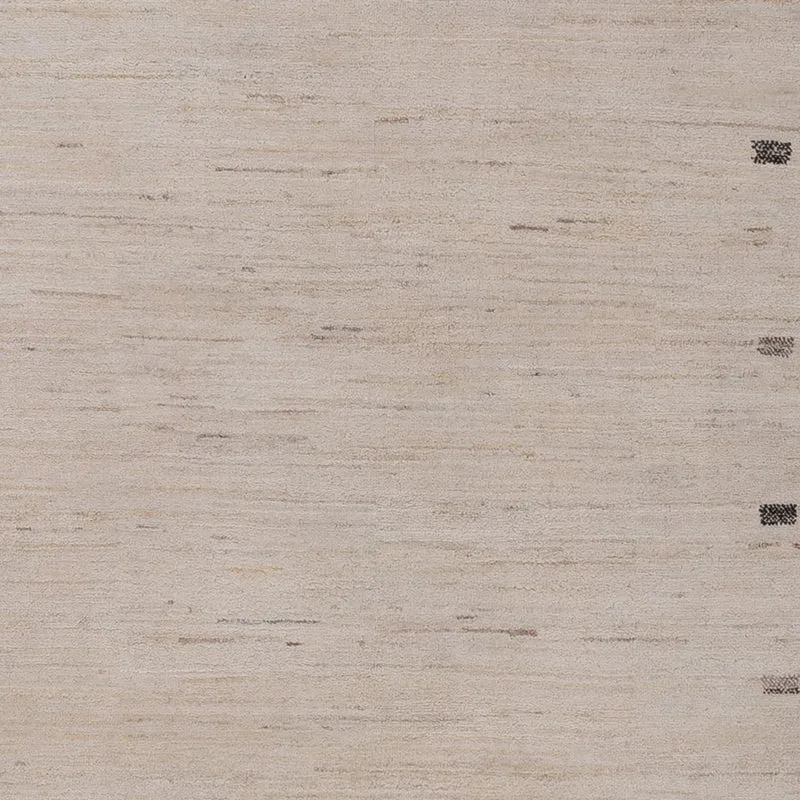 Indo Loribaft Teppich 202x295cm - Wollteppich - creme