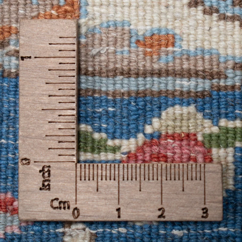 Rafsanjan Teppich 355x500cm - Perserteppich - dunkelblau