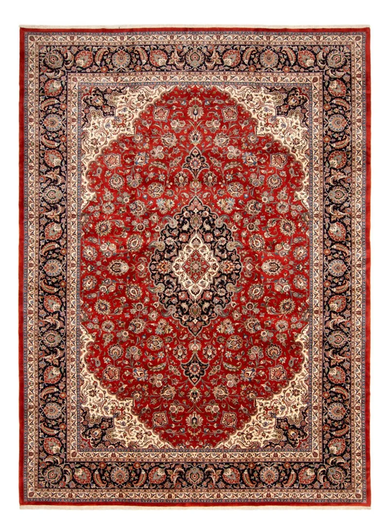 Kaschmar Teppich 348x486cm - Perserteppich - rot