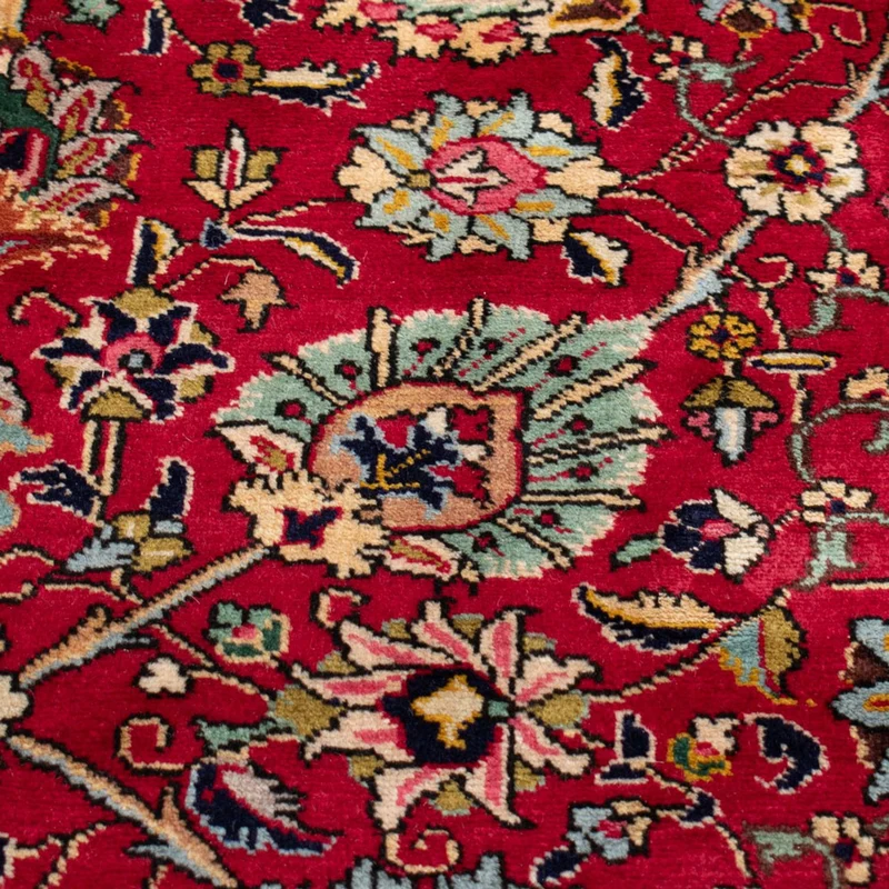 Täbriz - 40 Raj Teppich 306x492cm - Perserteppich - rot