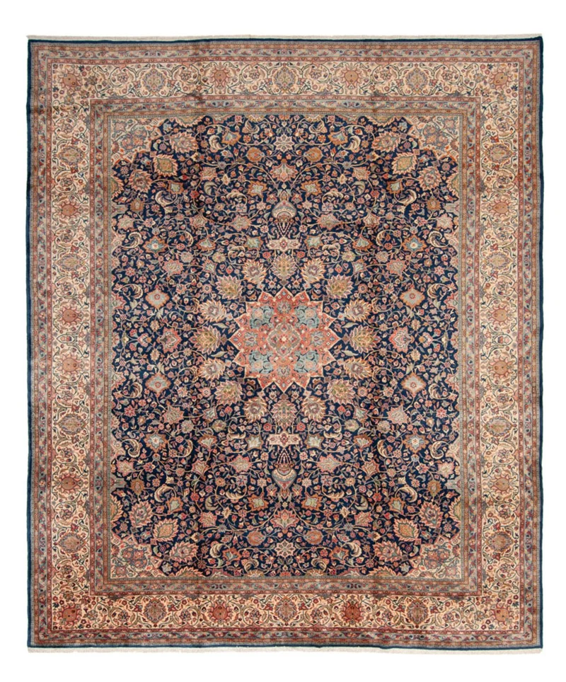 Sarough Teppich 348x430cm - Perserteppich - dunkelblau