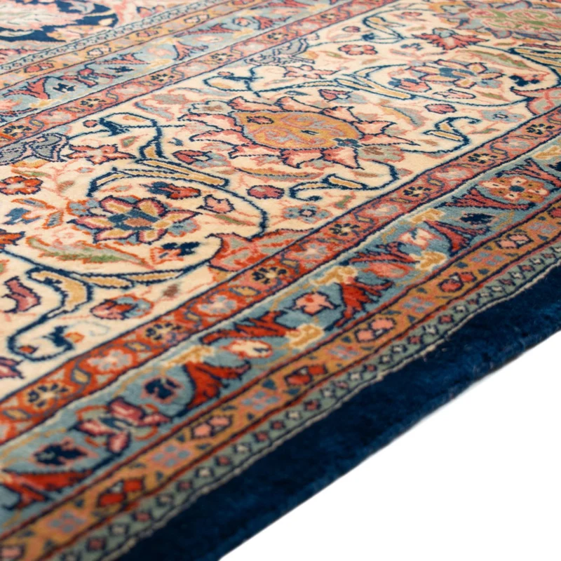 Sarough Teppich 348x430cm - Perserteppich - dunkelblau