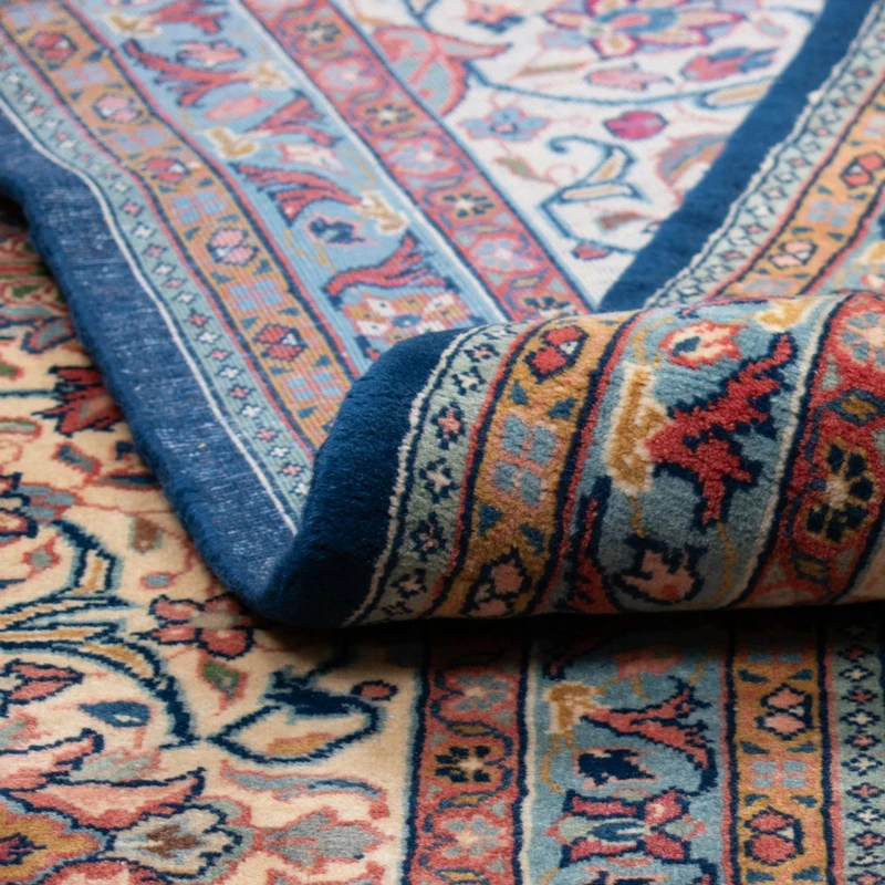 Sarough Teppich 348x430cm - Perserteppich - dunkelblau