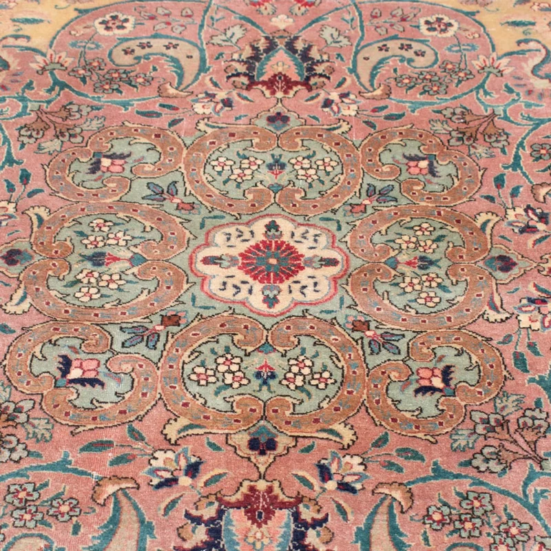 Täbriz - 50 Raj Teppich 350x486cm - Perserteppich - beige